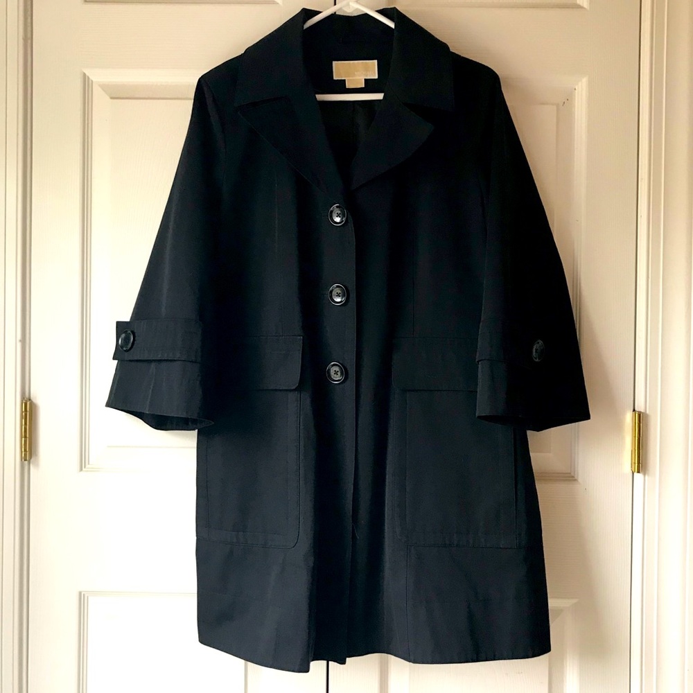 Michael Kors 3/4 Length Raincoat